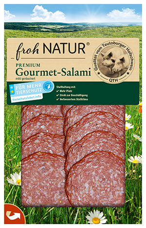 frohNatur - Premium Gourmet Salami mild geräuchert